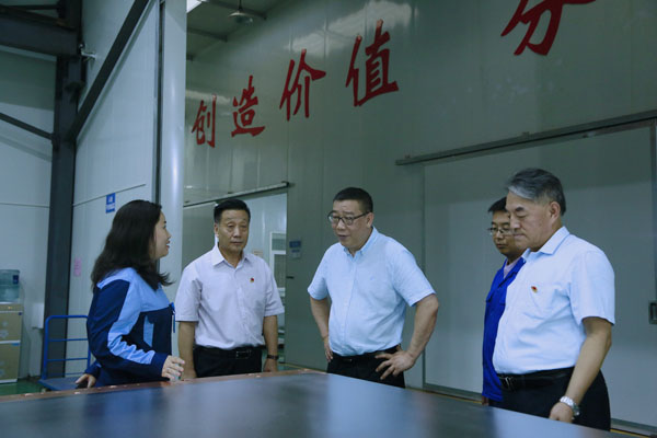 河南证监局王广幼局长一行光临博天堂918集团调研本钱市场工作